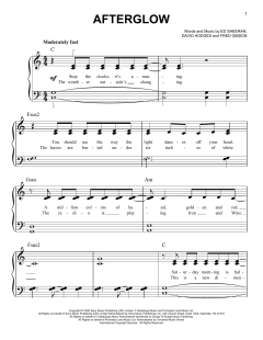 Afterglow von Ed Sheeran (Download) 
