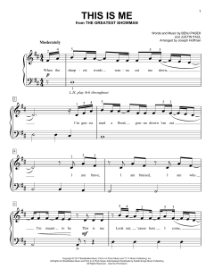 This Is Me von Benj Pasek (Download) 
