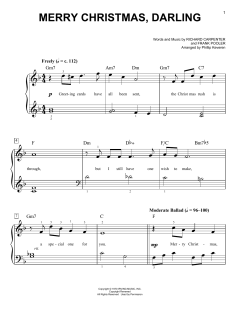 Merry Christmas, Darling von Frank Pooler (Download) 