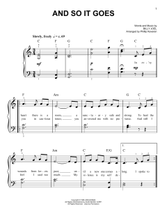 And So It Goes von Billy Joel (Download) 