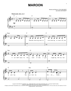 Maroon von Taylor Swift (Download) 