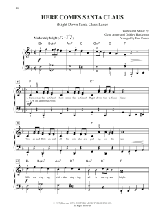 Here Comes Santa Claus (Right Down Santa Claus Lane) von Gene Autry (Download) 