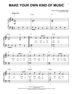 Make Your Own Kind Of Music von Barry Mann (Download) 
