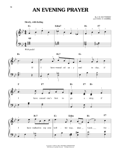 An Evening Prayer von Elvis Presley (Download) 