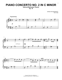 Piano Concerto No. 2 In C Minor, Op. 18 (Download) 