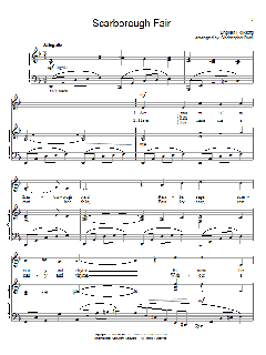 Scarborough Fair von Traditional English Ballad (Download) 