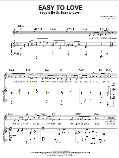 Easy To Love (You'd Be So Easy To Love) von Cole Porter (Download) 