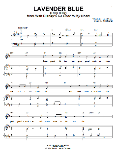 Lavender Blue (Dilly Dilly) von Burl Ives (Download) 