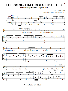 The Song That Goes Like This von Eric Idle (Download) 