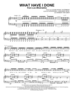 What Have I Done von Alain Boublil (Download) 