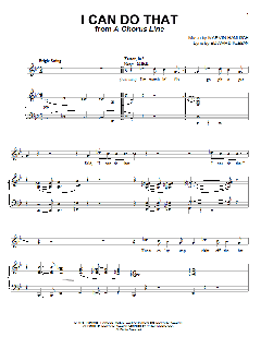 I Can Do That von Marvin Hamlisch (Download) 