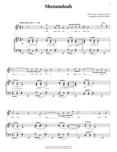 Shenandoah von Richard Walters (Download) 
