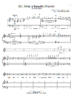 Oh, What A Beautiful Mornin' von Rodgers & Hammerstein (Download) 