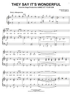They Say It's Wonderful von Irving Berlin (Download) 