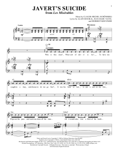 Javert's Suicide von Alain Boublil (Download) 
