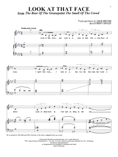 Look At That Face von Leslie Bricusse (Download) 