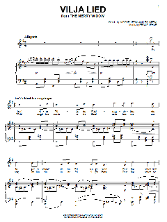 Vilja Lied von Franz Lehár (Download) 