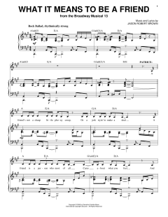 What It Means To Be A Friend von Jason Robert Brown (Download) 