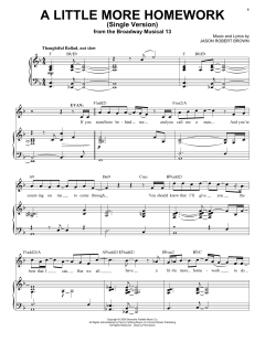 A Little More Homework von Jason Robert Brown (Download) 