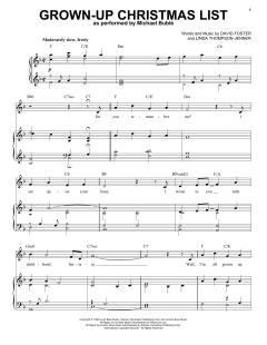 Grown-Up Christmas List von Amy Grant (Download) 