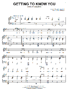 Getting To Know You von Rodgers & Hammerstein (Download) 