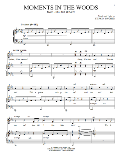 Moments In The Woods von Stephen Sondheim (Download) 
