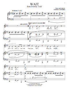 Wait von Stephen Sondheim (Download) 