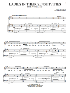 Ladies In Their Sensitivities von Stephen Sondheim (Download) 