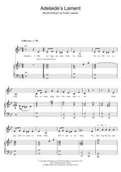 Adelaide's Lament von Frank Loesser (Download) 