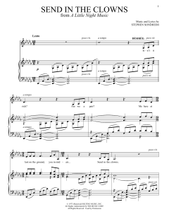 Send In The Clowns von Stephen Sondheim (Download) 