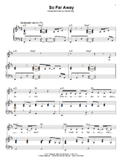 So Far Away von Carole King (Download) 
