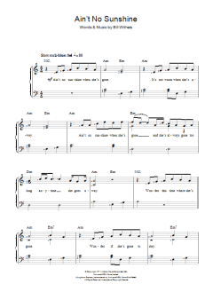 Ain't No Sunshine von Bill Withers (Download) 