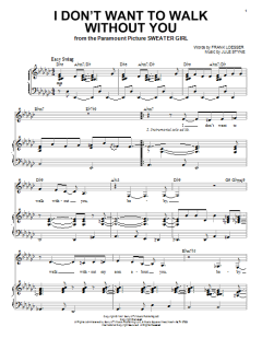 I Don't Want To Walk Without You von Rosemary Clooney (Download) 