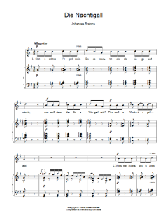 Die Nachtigall von Johannes Brahms (Download) 
