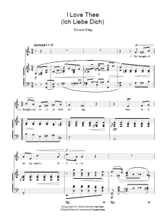 I Love Thee (Ich Liebe Dich) von Edvard Grieg (Download) 
