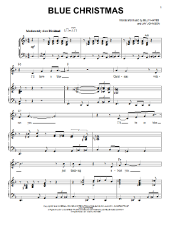 Blue Christmas von Elvis Presley (Download) 