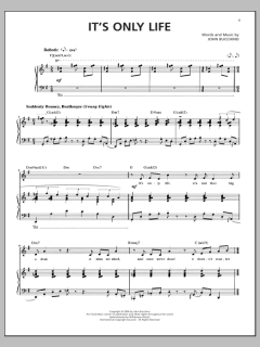 It's Only Life von John Bucchino (Download) 