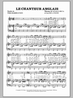 Le Chanteur Anglais von Didier Barbelivien (Download) 