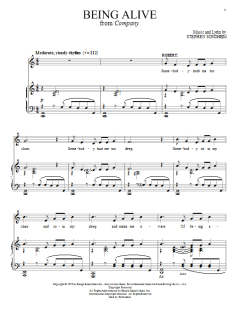 Being Alive von Stephen Sondheim (Download) 