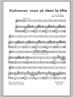 Enfoncez Vous Ca Dans La Tete von Henri Salvador (Download) 