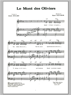 Mont Des Oliviers von Henri Salvador (Download) 