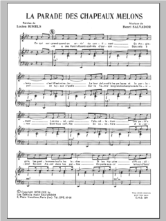 La Parade Des Chapeaux Melons von Henri Salvador (Download) 