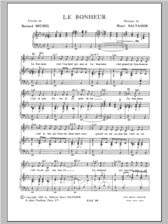 Le Bonheur von Henri Salvador (Download) 