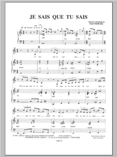 Je Sais Que Tu Sais von Henri Salvador (Download) 