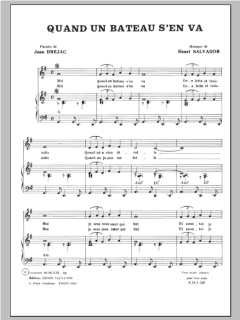 Quand Un Bateau S'en Va von Henri Salvador (Download) 