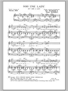 Act Like A Lady (Sois Une Lady) von Henri Salvador (Download) 