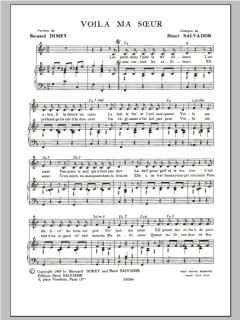 Voila Ma Soeur von Henri Salvador (Download) 