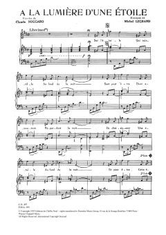 A La Lumiere D'une Etoile von Claude Nougaro (Download) 
