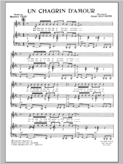 Chagrin D'amour von Henri Salvador (Download) 