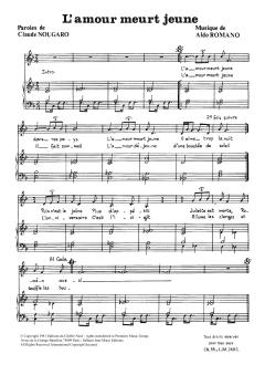 Amour Meurt Jeune von Claude Nougaro (Download) 